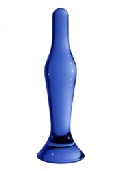 Chrystalino Flask Blue Probe Glass toys, Dildos, Wands, anal toys