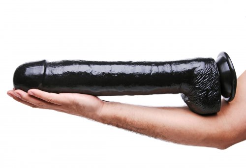 The Black Destroyer Huge Suction Cup Dildo Dildos, Huge Insertables, Huge Dildos, Suction Cup Dildos
