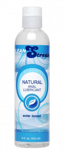 CleanStream Water-Based Anal Lube 8 oz Personal Lubricants, Anal Lube, Water Based Lube