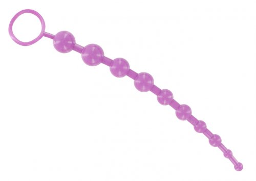 Long Anal Beads - Purple Purple anal beads