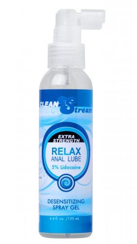 Relax Anal Lube 5-Percent Lidocaine 4.4 oz Personal Lubricants, Anal Lube