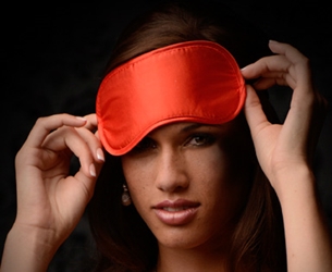 Le Boheme Satin Blindfold - Red Hoods and Blindfolds