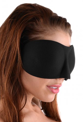 Frisky Deluxe Black Out Blindfold Beginner Bondage, Hoods and Blindfolds