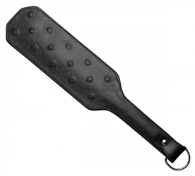 Spiked Leather Fraternity Paddle Impact, Paddles
