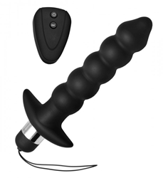 Wireless Black Vibrating Anal Beads with Remote Anal Toys, Anal Vibrators, Anal Beads, Vibrating Anal Toys, Silicone anal Toys, Silicone Vibrators, Silicone Toys