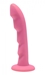 Ripples Silicone Strap On Harness Dildo- Pink - AE109-Pink