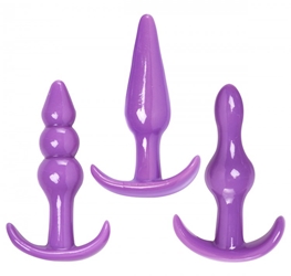 3 Piece Anal Play Kit Anal Toys, Butt Plugs