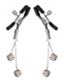 Ornament Adjustable Nipple Clamps with Jewel Accents - AE614