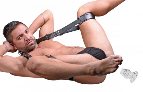 Spread Me Open Thigh Harness with Hollow Anal Plug Anal Toys, Bondage Gear, Huge Anal Toys, Bondage Kits, Sex Position Aids, Butt Plugs