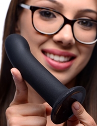 Black Silicone Strap-on Dildo - Large Dildos, Strap-Ons and Harnesses, Suction Cup Dildos, Silicone Toys