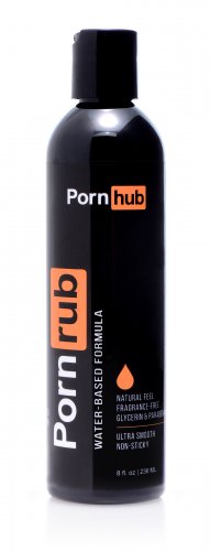 Pornhub Pornrub 8oz Personal Lubricants, Water Based Lube