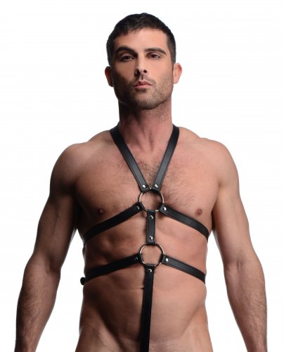 Male Full Body Harness Bondage Gear, Clothing and Lingerie, Cock Rings, Mens Clothing
