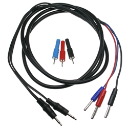 E-Stim Systems Triphase Cable Set  Electrosex Gear, Adaptors, Cables