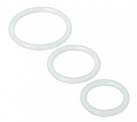 Trinity Silicone Cock Rings Clear Cock Rings, Silicone Toys
