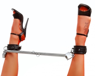 Adjustable Steel Spreader Bar Bondage Gear, Ankle and Wrist Restraints