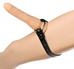 Thigh or Boot Leather Strap On Dildo Harness - ST734
