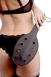 Strict Leather Rounded Paddle with Holes Impact, Paddles